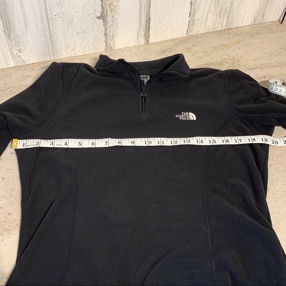 The North Face 1/4 Zip Black TKA 100 Jacket Med - Picture 4 of 7